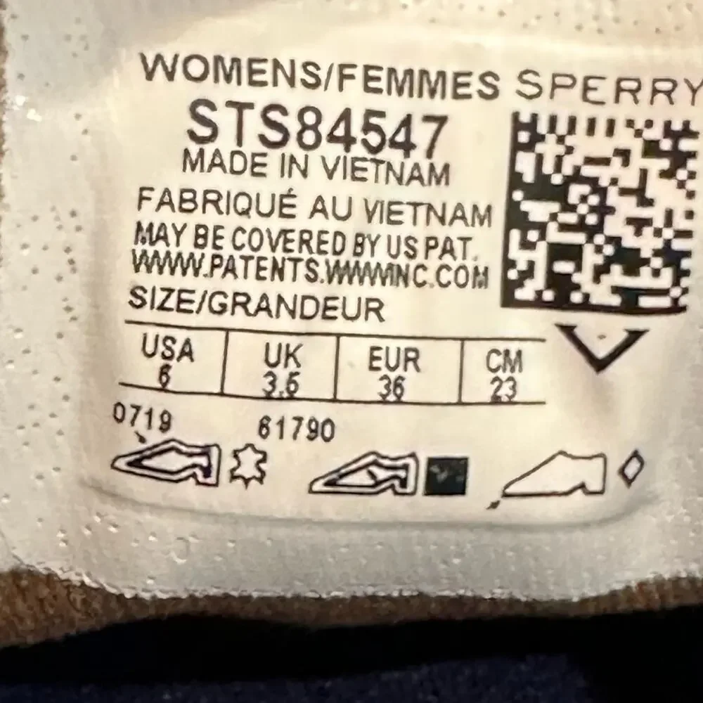 Sperry Women’s Size 6 Bronze Metallic Satin Ribbon Lace Up Sneakers - Picture 3 of 7